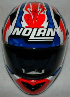   Stoner Signed   Autographed   Nolan X 602 Casey Stoner Replica Helmet