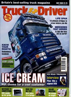 Truck & Driver Magazine 5/09 Ice road Truckers, TGX, Cab kit, Mercedes 