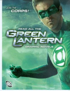 Join the Corps Green Lantern DC Promotional Post Card