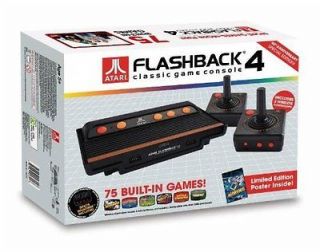 ATARI FLASHBACK 4 CLASSIC GAMES NEW CONSOLE WITH 75 BUILT IN GAMES 