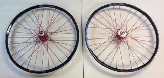 NEW Industry Nine AM Wheelset 26 I9 red bike wheels rims wheel set I 