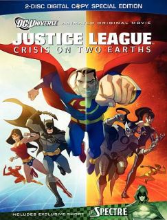 Justice League Crisis on Two Earths DVD, 2010, 2 Disc Set, Special 