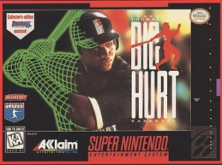 Frank Thomas Big Hurt Baseball Super Nintendo, 1995