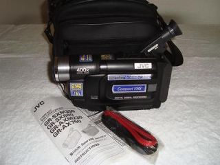 JVC GR AX760U Camcorder   Gray VHS Compact Digital Zoom 400x Gray 