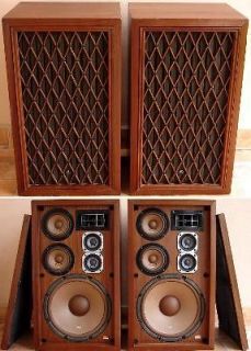   CS 88A Speakers w/FB Cones & WOOD LATTICE Cabinets 4 WAY System