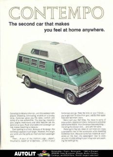 1971 contempo dodge van camper brochure time left $ 7