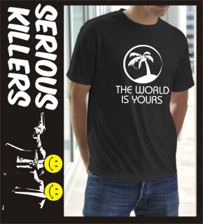 The world is yours mens T shirt gift idea for a man F7 Tony Montana 