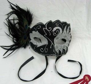 BLACK/WHITE SWAN LAKE MASK   Feather Masks   MASQUERADE