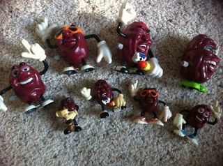 California Raisins Collectible Toys Wind Up And Figurine  Lot