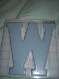 newly listed new light blue kidkraft wooden letter w time