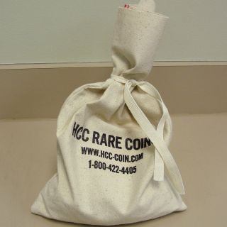 1000pc canvas bag of unsearched lincoln wheat cents  