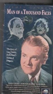 MAN OF A THOUSAND FACES VHS JAMES CAGNEY LON CHANEY story