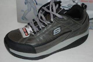 NEW SKECHERS SHAPE UPS XT MENS toning shoes CHARCOAL / BLACK 8 9 10.5 