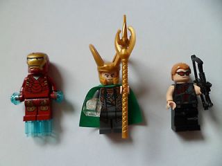 LEGO 3 minifigures Iron Man, Loki and Hawkeye ( 6867 )
