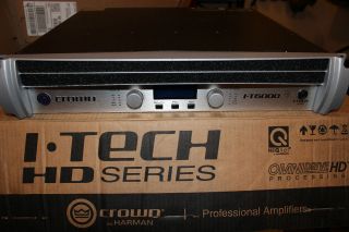 Crown I T6000 ITECH I TECH 6000 Power Pro Professional Touring 