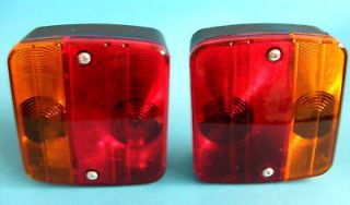 Britax Rear 4 Way Oblong Lamp Light Cluster for Horse Box & Trailers
