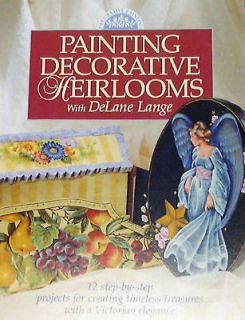 DECORATIVE HEIRLOOMS DeLane Lange Painting Pattern Book OOP Santa 