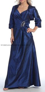 NEW MOTHER OF THE BRIDE GROOM LONG DRESS FORMAL CHURCH EVENING GOWN 