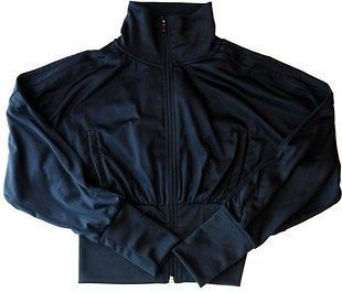 adidas ObyO Jeremy Scott Girls Cropped Jacket Sizes 8 16 Black RRP £ 