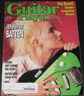 Guitar Player Magazine July 1989 Jennifer Batten