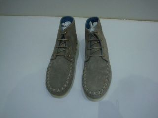 MARC JACOBS LACE UPS grey Nori Chukka NEW SHOES BOOTS HAND MADE IN 