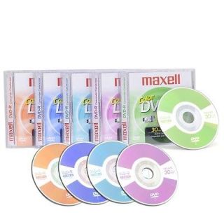   GB 30 Minute Mini DVD R Camcorder Media 5 Pack w/Jewel Cases