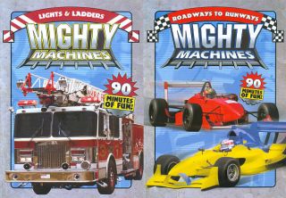 Mighty Machines Lights Ladders Roadways to Runways DVD, 2009, 2 Disc 