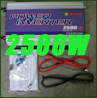 NEW Parallel Power Inverter 2500W 12V DC to 110V AC 5000W WATT