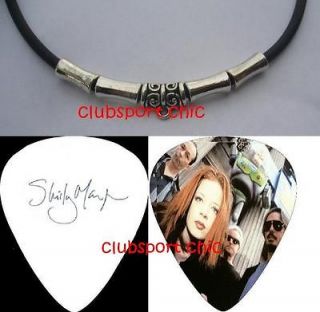 GARBAGE SHIRLEY MANSON SIGNED GUITAR PICK NECKLACE