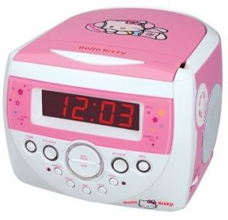 hello kitty alarm clock radio w cd player w kt2053