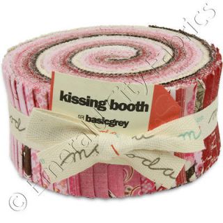 Moda Kissing Booth Jelly Roll 40 2.5x44 Cotton Quilt Quilting Fabric 