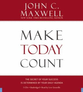   by Your Daily Agenda by John C. Maxwell 2008, CD, Unabridged