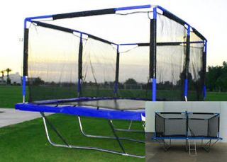   10x17 Feet Trampoline + Safety Net, Pads, Mat, Ladder, Springs