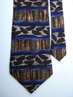 4175 JIMMY VALVANO Silk Abstract Necktie Mens Tie