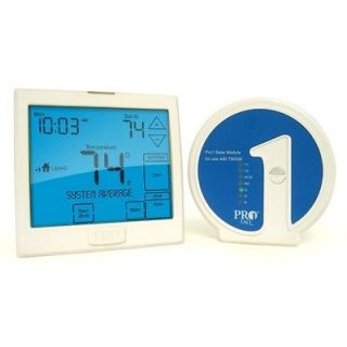 Pro1IAQ Model T955WH Touchscreen Wireless Thermostat Kit With Humidity 