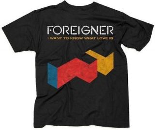 Foreigner I Want To Know What Love Is Officially Licensed Adult T 