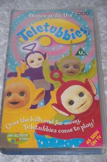 dance with the teletubbies vhs video from australia returns accepted