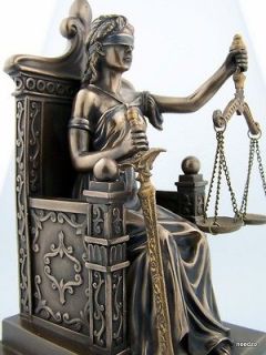 Scales of Justice Lawyer Statue for Attorney Judge BAR