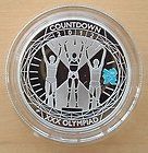 Countdown to London Olympics Silver Proof  Silver Piedfort Coin 