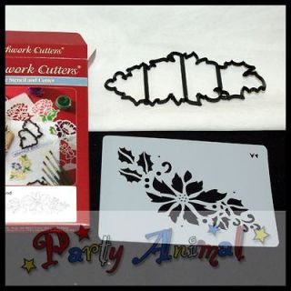 New for 2012  Patchwork Cutters WITH Stencils!  Cup Cake Decorating 