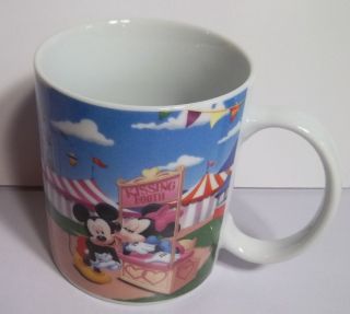 Disney Vintage Mickey Mouse, Minnie, Donald Duck & Goofy Mug   Rare 