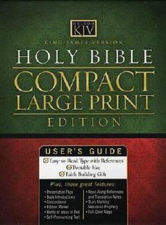 King James Compact Bible by Nelson Bibles Staff 2004, Hardcover, Large 