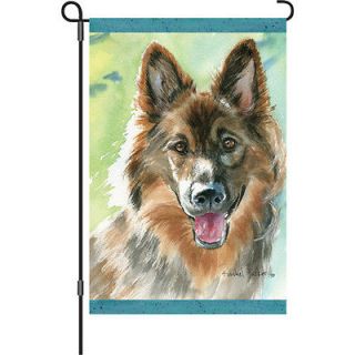 Loyal shepherd Dog Brilliance (12 x 18 Approx ) Garden Size Flag PR 