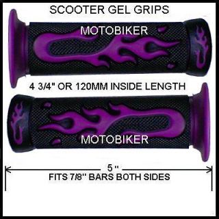 KICK SCOOTER GREEN SKULL GEL GRIPS FITS RAZOR WITH 7/8 BARS