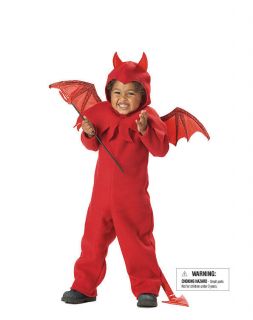 NEW Boys Devil Costume Lil Spitfire Toddler 3 4 Wing