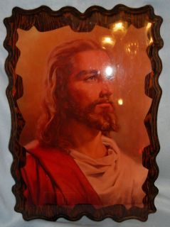 Warner Sallman Head Of Jesus Christ 15.5in x 22in copyright 1959