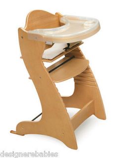 Badger Basket Embassy Wood High Chair NATURAL ~ 00933 ~ BRAND NEW