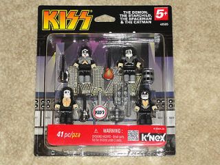 KISS OFFICIAL NEW 2012 KNEX FIGURES YOU CAN BUILD HAS 41 PIECES MINT 