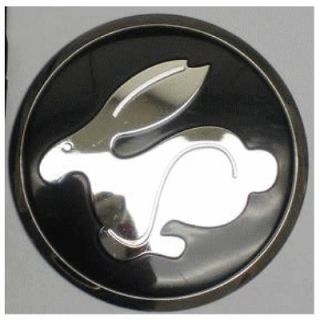 vw golf mk5 5 gti r32 rabbit steering wheel badge