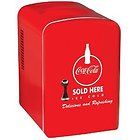 Koolatron New 4 Liter Coca Cola Personal 6 Can Mini Fridge, Vibrant 